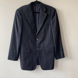 John W. Nordstrom Sport Coat Loro‎ Piana Men's Size 39R 100% Wool Navy Blazer